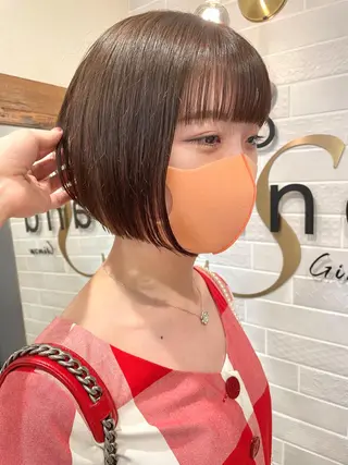 ミディアム ボブ特化美容師 🌈うめつたいがのヘアスタイル