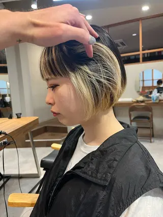 ショート カラー 【代表】 辻龍樹のヘアスタイル