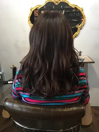 ミディアム カラー 門岡 ひかるのヘアスタイル