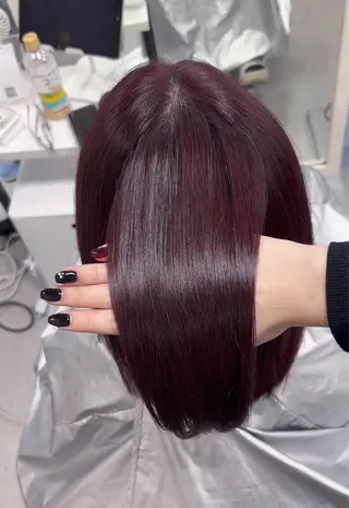 ミディアム カラー XELM高崎 nearaのヘアスタイル