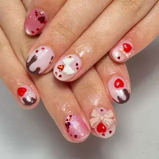 ネイル すいか 🍉のネイルデザイン