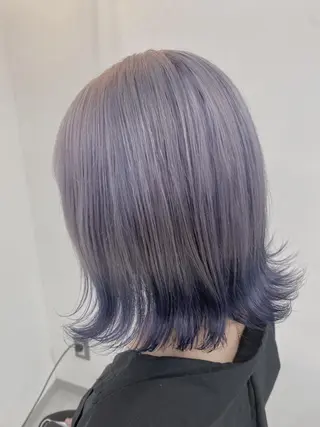 ミディアム カラー jill by gisel＿のヘアスタイル