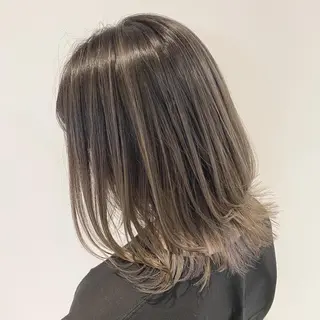 ミディアム カラー 根津 友輔のヘアスタイル