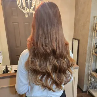 ロング ヘアアレンジ MagicMush ✴︎シールエクステのヘアスタイル