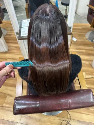 ミディアム カラー メンズパーマ 髪質改善☆有馬のヘアスタイル