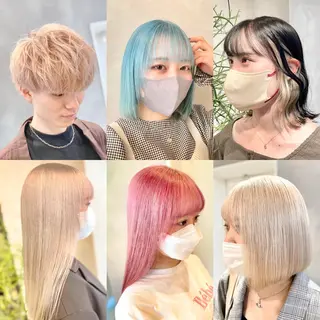 ショート カラー ハイトーン×レイヤー ／遠藤将太のヘアスタイル