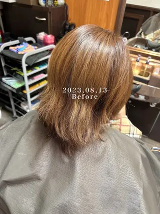 カラー 深野 茜のヘアスタイル