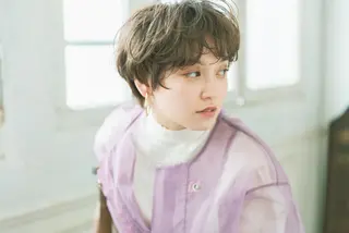 ショート カラー パーマ Ash 武蔵小杉店のヘアスタイル