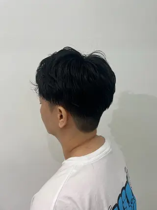 メンズ 透明感カラー🫧 ミクのヘアスタイル