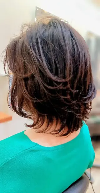 セミロング パーマ go s go(e) 　ゴーズゴー所属・go s go(e) 店　コンドウマチコのヘアスタイル