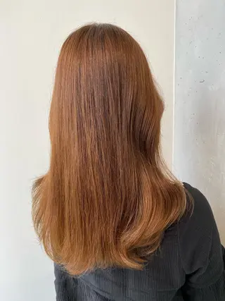 ロング カラー ヘアアレンジ 【艶髪×韓国風】 毛流れ職人 RYOのヘアスタイル