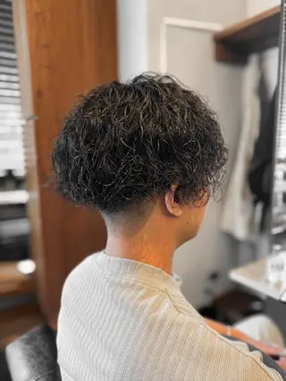 ショート カラー パーマ メンズ キッズ IRIE⚡️メンズ/ パーマ⚡️北川聖也のヘアスタイル