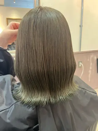 ショート カラー マンツーマン施術🫧 なつのヘアスタイル