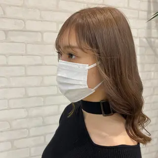 セミロング カラー パーマ ヘアアレンジ マツエク・マツパ ULTOWA/銀座 ERIのヘアスタイル