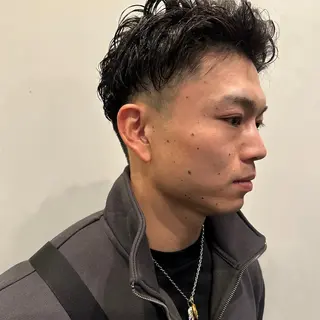 ショート パーマ メンズ Kinoshita Akieのヘアスタイル