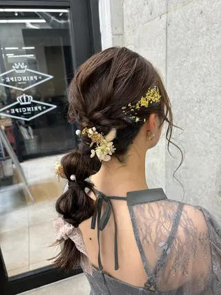 ロング ヘアアレンジ すぐ巻ける縮毛矯正 🍀勝倉　麗のヘアスタイル