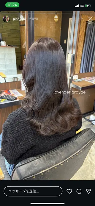 セミロング カラー 🫟Blanco🫟 Color&Careのヘアスタイル