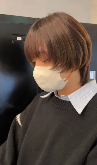 カラー メンズ アレンジ/新宿 透明感カラー/ヤノのヘアスタイル