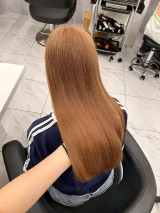 カラー 透明感ベージュ🤎 ナチュラルレイヤーのヘアスタイル