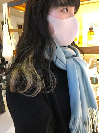 ロング カラー eri kinjoのヘアスタイル