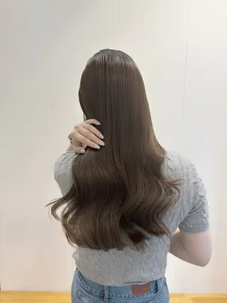 ロング カラー ブリーチなしWカラー ／レイヤー🎀マリノのヘアスタイル