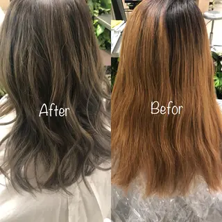 カラー 片山美穂 心斎橋・なんばのヘアスタイル