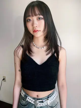 セミロング カラー 🧡色落ちまで2度 楽しめる🧡ヨシキのヘアスタイル