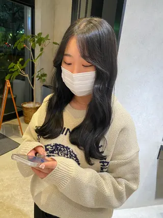 ロング カラー ヘアアレンジ yuuri🎀/大宮 /韓国ヘア/レイヤーのヘアスタイル