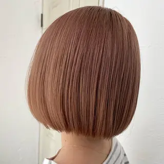 ミディアム カラー fio マナミのヘアスタイル
