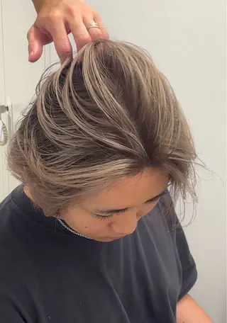 カラー メンズ 池袋シャドールーツ /バレイヤージュ戸田のヘアスタイル