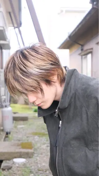 ショート メンズ ボブモデル募集/ 青木亮太郎のヘアスタイル