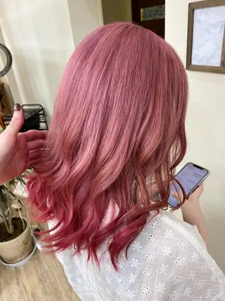 カラー SALOWIN栄 高須大貴のヘアスタイル