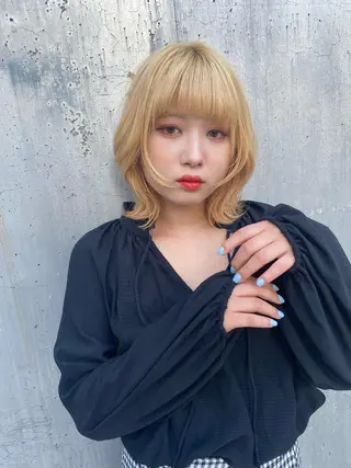 ミディアム カラー 山田 晃輔のヘアスタイル