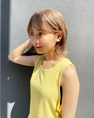 カラー 上野 愛美のヘアスタイル