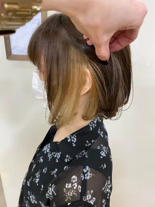カラー SALOWIN栄 高須大貴のヘアスタイル