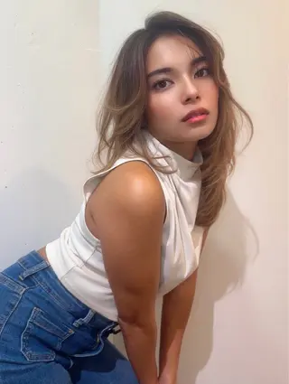 セミロング 表参道/レイヤー/ アブミヒロトのヘアスタイル