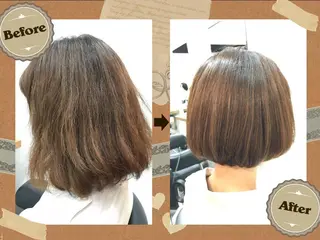 ショート パーマ デジタルパーマ💫/ 似合わせカット✂️のヘアスタイル