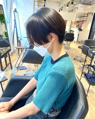 ショート 絹髪質感TR💫 レイヤーカット/熊澤のヘアスタイル