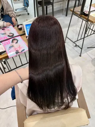 ロング カラー Ouka/Wカラー/ 大人艶カラーのヘアスタイル