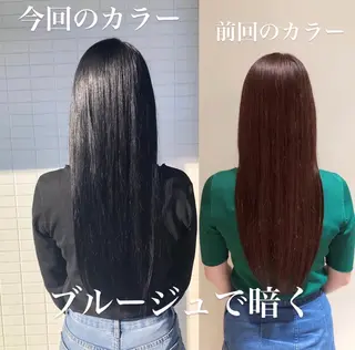 ロング 菊池 幹のヘアスタイル