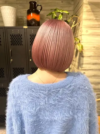 カラー ササキカズマ〻透明感 〻色落ち〻赤み消しのヘアスタイル