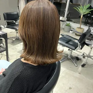ミディアム ✽透明感ｶﾗｰ ✽ 🍆那須ももこ🍑のヘアスタイル