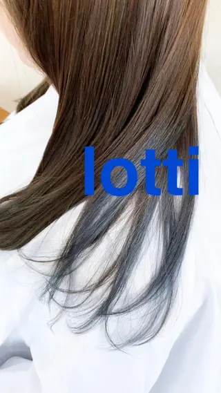 セミロング カラー 柴田 尚樹のヘアスタイル