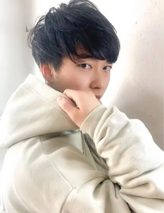 メンズ ショート✨ボブ✨代表 新田見美仁のヘアスタイル