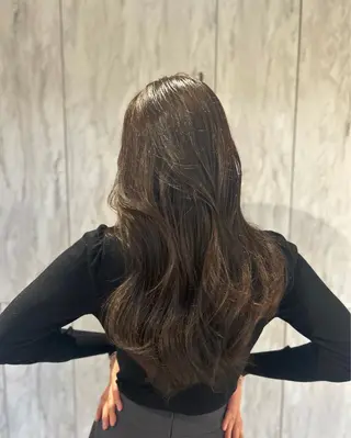 ロング 韓国ヘア🕊村上 ののこ🕊のヘアスタイル