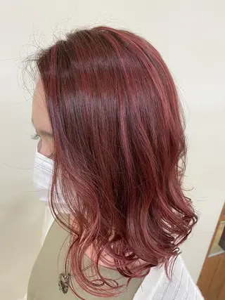 カラー SALOWIN栄 高須大貴のヘアスタイル
