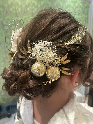 ロング 峯崎響乃 ツヤ髪透明感カラーのヘアスタイル