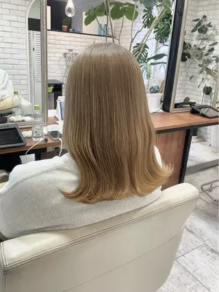 ミディアム カラー ダブルカラー/ レイヤー🍒齋藤 澪のヘアスタイル