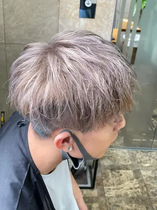 カラー メンズ 渋谷/フェード/ 國分 翔のヘアスタイル