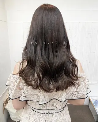 セミロング ☀️透明感color KURO☀️のヘアスタイル